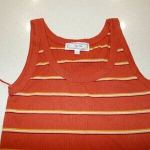 Bright Orange and Strips Top